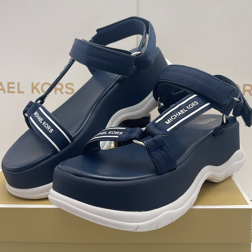 MICHAEL KORS Katrina Nylon Sport Platform Sandal
Navy
New - Picture 5 of 16